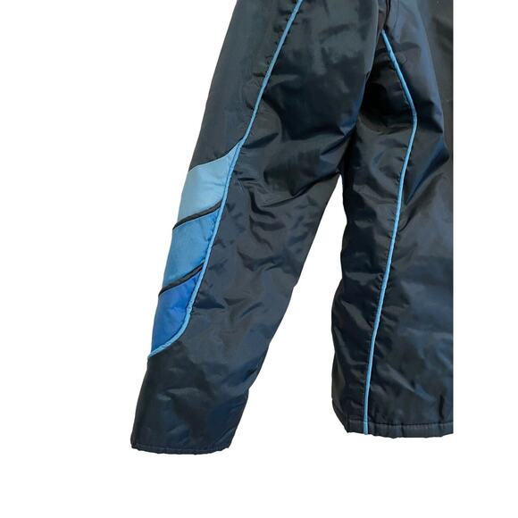 Vintage 80s Kawasaki Motorcycle Jacket Men Size Small Blue Nylon Insulated Retro - Picture 6 of 9